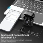Wireless Earbuds, Bluetooth Headphones Noise Canceling, 6 Mics ENC Ear Buds - Image 7