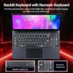2026 Laptop, 16’’ Laptop Computer with Core i5-8210Y Processor (Up to 3.6GHz) 16GB RAM 512GB SSD, UHD Graphics, FHD 1920*1200, WiFi 5, BT 5.0, 180°Open Lap Top, Win 11 Pro, Backlit Keyboard - Image 5