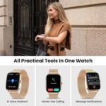 Smart Watch for Women, Health and Fitness Watch for iPhone/Android, Make Call and Message Notice, 24/7 Heart Rate/Sleep/SpO2 Tracker, 1.85" HD Smartwatch with 120 Sport Modes, IP68 Waterproof - Image 2