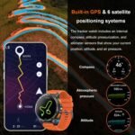 Military Smart Watch for Men, Built-in GPS, 30-day standby, 1.43" AMOLED - Image 2
