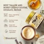 Beef Tallow Honey Balm for Skin: 100% Grass Fed Whipped Organic Moisturizer with Organic Raw Honey, Jojoba Oil, Vitamin E – Natural Face and Body Care for Mature, Dry or Sensitive Skin, 2oz - Image 2