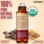 UpNature Beauty Castor Oil Roll On Eye Roller - Roller Ball for Face, Eyes - Image 7