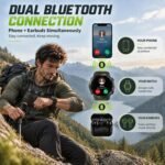 Military Smart Watches for Men (Answer/Make Call), 50+ Day Battery,1.53" HD - Image 2