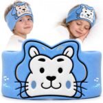 Kids Headphones Wireless, Toddler Headphones Sleep Mask for Travel