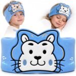 Kids Headphones Wireless, Toddler Headphones Sleep Mask for Travel