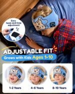 Kids Headphones Wireless, Toddler Headphones Sleep Mask for Travel - Image 8