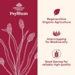 Organic India Whole Psyllium Husk Powder Organic, Vegan, 12 oz (Pack of 1) - Image 2