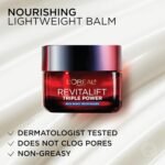 L'Oreal Paris Revitalift Triple Power Rich Night Cream, 2.55 oz - Image 7