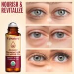 UpNature Beauty Castor Oil Roll On Eye Roller - Roller Ball for Face, Eyes - Image 3