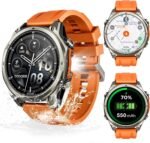 Anywise W1 Pro Mens Smart Watch, 5ATM Dual-Band GPS Offline Maps