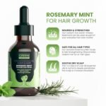 100% Rosemary Oil for Hair Growth – Nourishes Scalp, Boosts Circulation, Relieves Itchy & Dry Scalp, Strengthens Hair & Eyebrow & Eyelash Health – Suitable for All Hair Types (2 Fl Oz (Pack of 1)) - Image 3