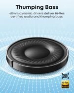 Soundcore by Anker Q20i Hybrid Active Noise Cancelling Headphones, Taupe - Image 3