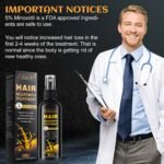 NATURE ZIRAN Hair Growth Serum - 5% Minoxidil for Men and Women, Unscented Foam for Hair growth, Natural Hair Growth Thickening Treatment - Image 3
