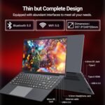 2026 Laptop, 16’’ Laptop Computer with Core i5-8210Y Processor (Up to 3.6GHz) 16GB RAM 512GB SSD, UHD Graphics, FHD 1920*1200, WiFi 5, BT 5.0, 180°Open Lap Top, Win 11 Pro, Backlit Keyboard - Image 6