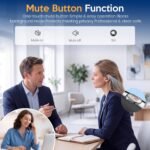 Bluetooth Headset, Bluetooth Earpiece, Wireless Headset with Mic for Work - Image 6