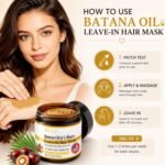 SLUJ Batana Oil for Hair Growth, Natural Batana Oil Leave-In Hair Mask - Image 5