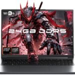 KAIGERR Gaming Laptop, 24GB DDR5 512GB NVMe SSD Laptop Computer with AMD Ryzen 7 H255(8C/16T, Up to 4.9GHz), 16.0 inch Windows 11 Laptop, Radeon RX Vega 8 Graphics,WiFi 6, Backlit KB
