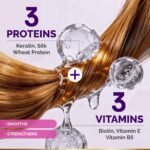 Anti-Frizz Hair Oil for Dry, Curly & Damaged Hair – Hair Treatment, 3.4oz - Image 4