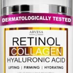 Retinol Cream for Face with Collagen & Hyaluronic Acid, Non-Greasy