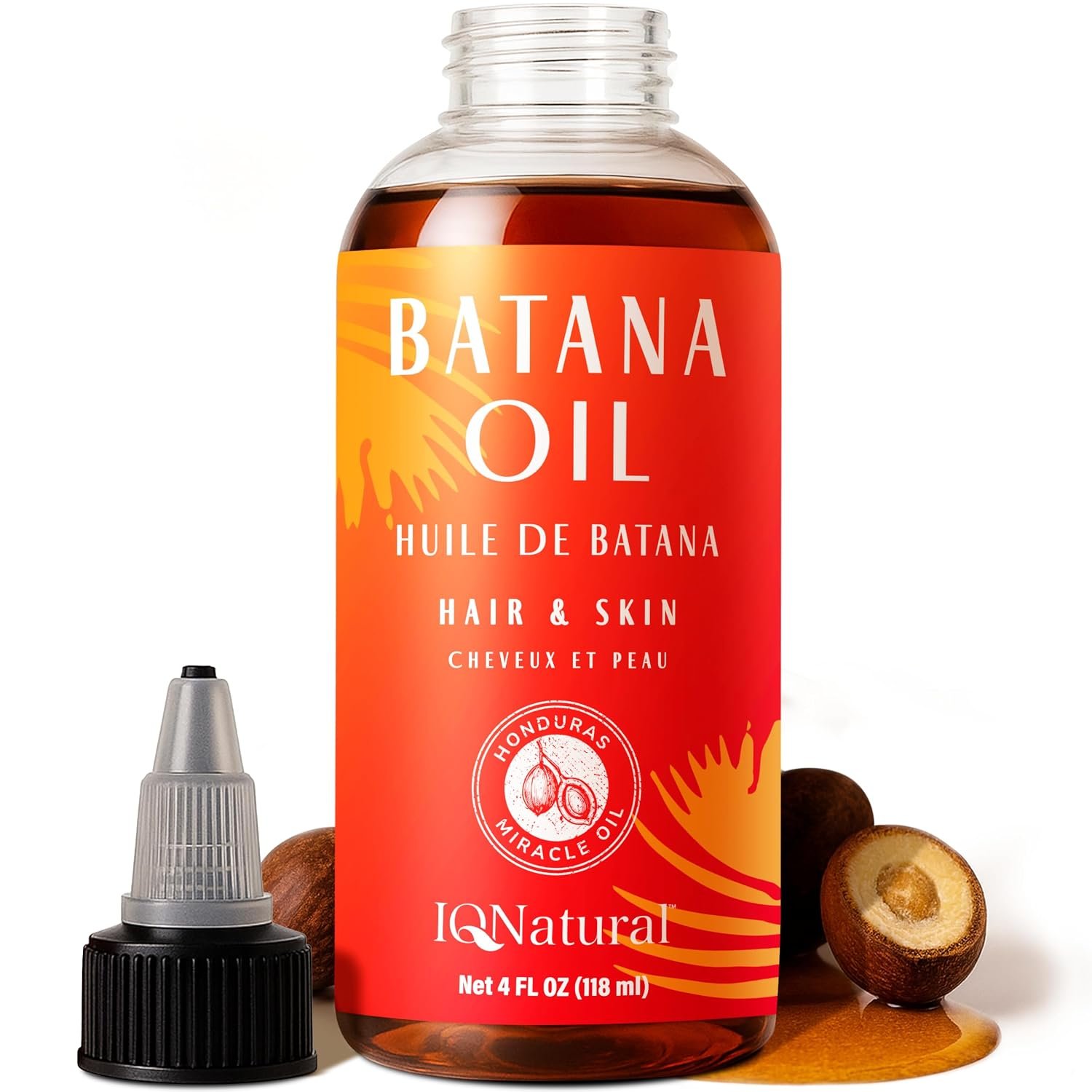 81rfI-JffJL._SL1500_.jpg Organic Raw Batana Oil for Hair Growth Oil Women & Men, Pure Natural Batana from Honduras 4oz, Healthy, Thicker, Stronger, Hair Moisturizer for Black Women, Aceite de Batana Para la Caida del Cabello - Image 1