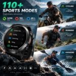 Military Smart Watches for Men (Answer/Make Call), 50+ Day Battery,1.53" HD - Image 6