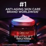 L'Oreal Paris Revitalift Triple Power Rich Night Cream, 2.55 oz - Image 6
