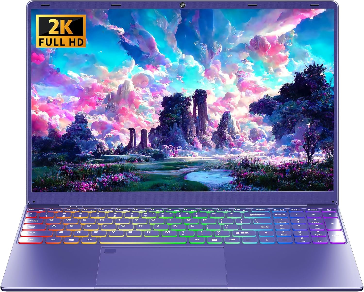 91PRUC7nVL._AC_SL1500_.jpg 16" Purple Laptop Computer,16GB RAM 256GB SSD,Core i7-6500U CPU - Image 1